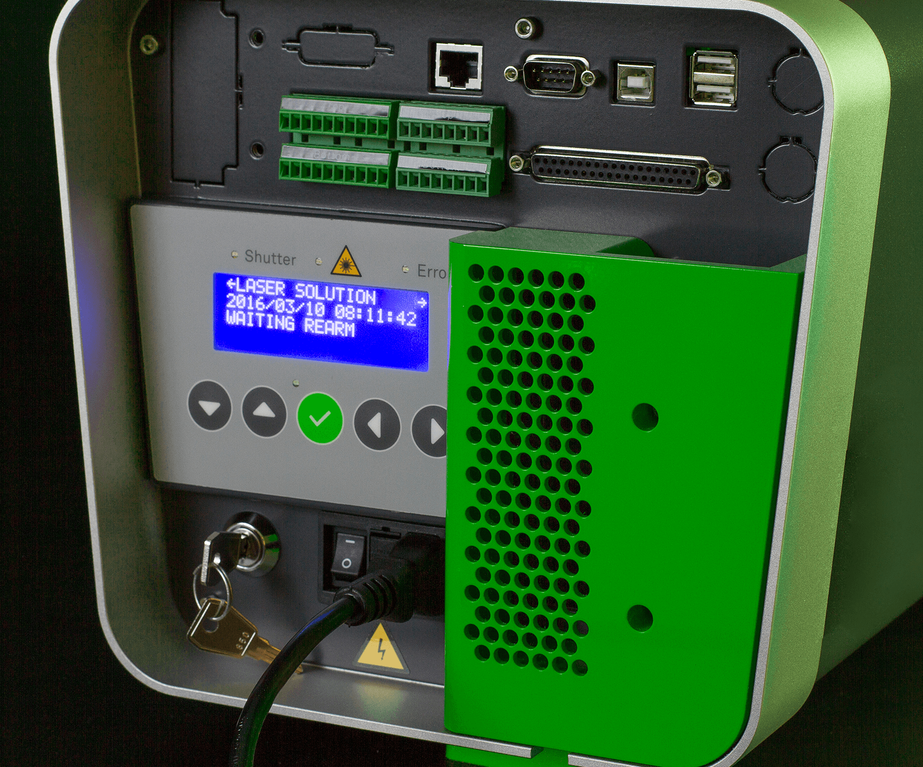 Maquina marcaje -laser verde